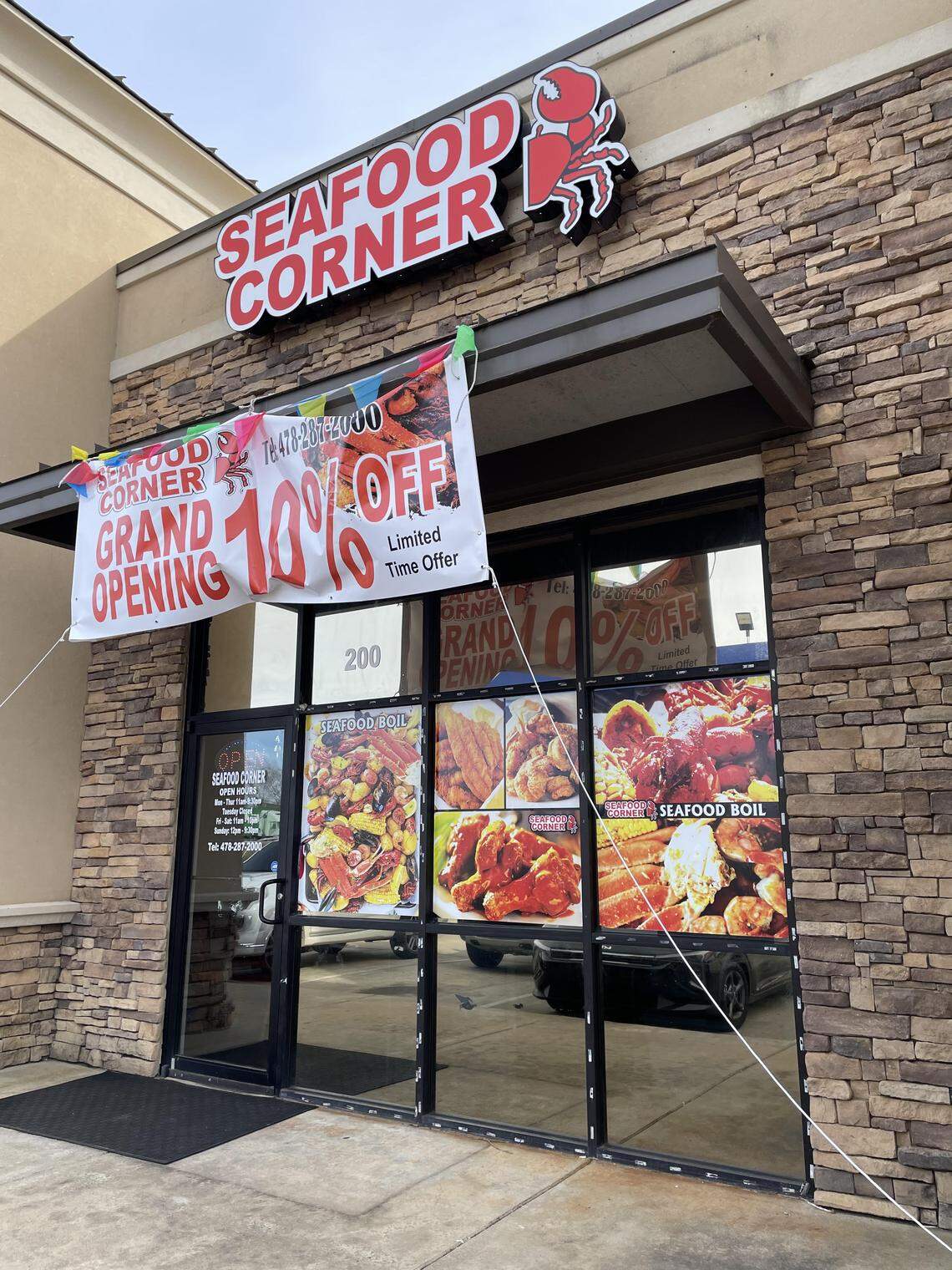 The Seafood Corner, a new restaurant in Warner Robins, at 1080 Ga. 96, Suite 200.