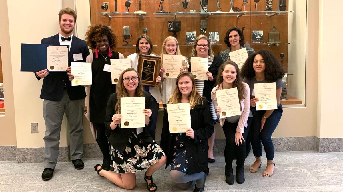 Mercer University’s student newspaper, The Cluster, won 10 awards at the annual Georgia College Press Association Competition Better Newspaper Contest, according to a press release.