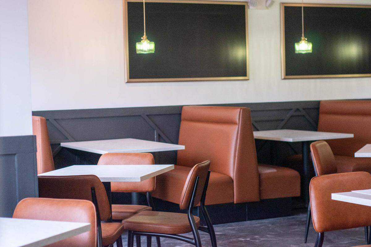 Weatherly Haslam led the effort for decorating Toasted Kitchen + Cocktails, a breakfast and brunch restaurant set to open soon.