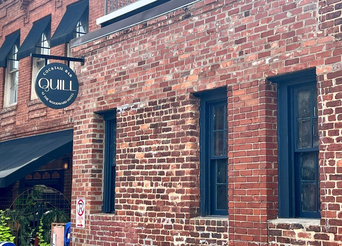 Quill, a new craft cocktail bar off Mulberry Street Lane, is tucked behind and is part of The Woodward Hotel, a new nine room boutique hotel at the corner of Second Street and Mulberry Street Lane. The Woodward Hotel and Quill are opening soon.