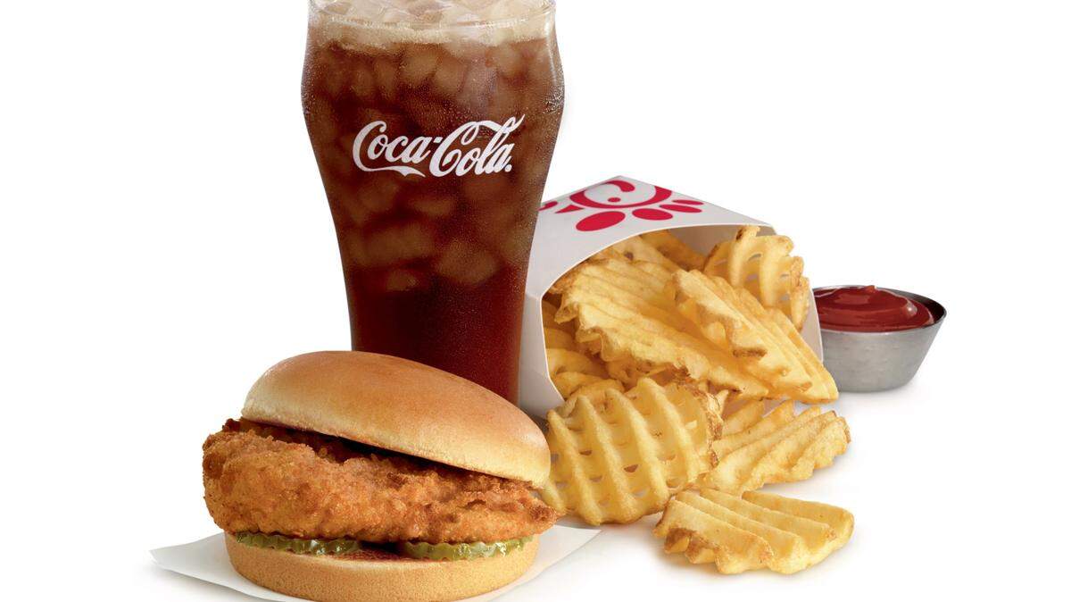 A Chick-fil-A sandwich combo.