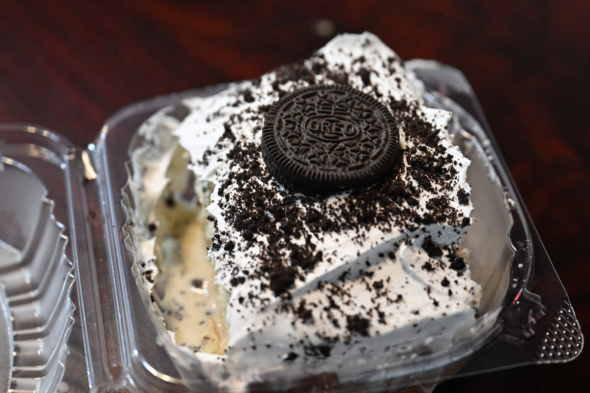 Oreo Tres Leches Cake from Asu Mare Peruvian Restaurant is a twist on the classic “three milks” cake with the addition of Oreos. Co-owner Jessy Parades learned to make the cake this year for the birthday of her boyfriend and co-owner Jonathan "Jay" Molina.