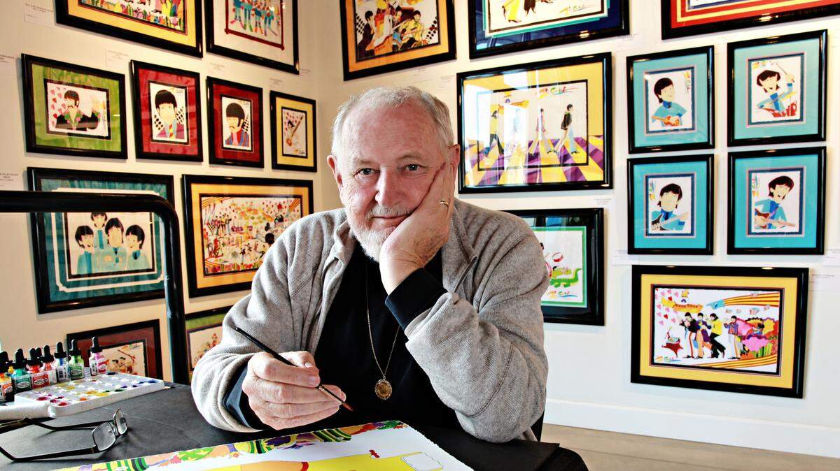 Blue Meanies have been spotted in Middle Georgia but fear not, they’re just part of a weekend exhibit at Gallery West showcasing the work of prolific animator Ron Campbell.