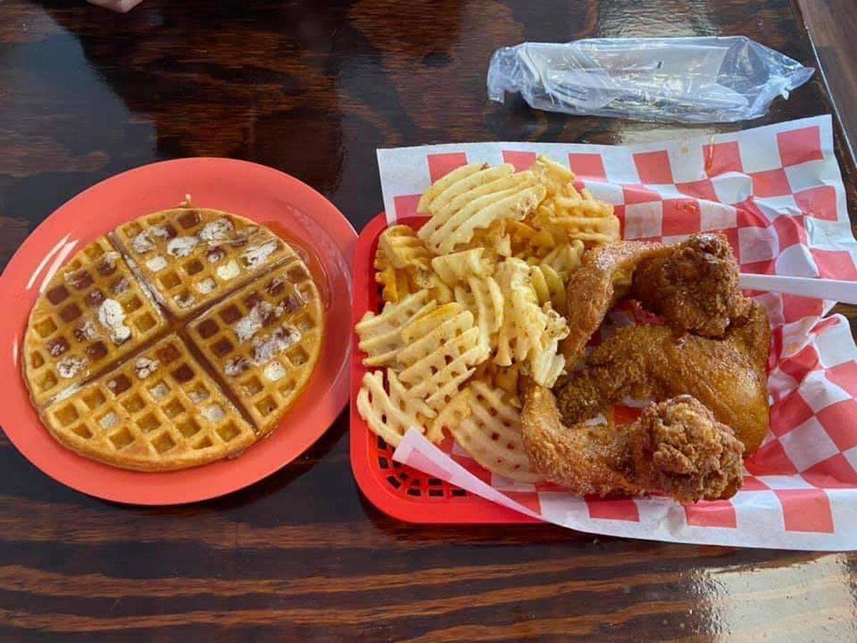 A combo option from Cluck N Waffles.
