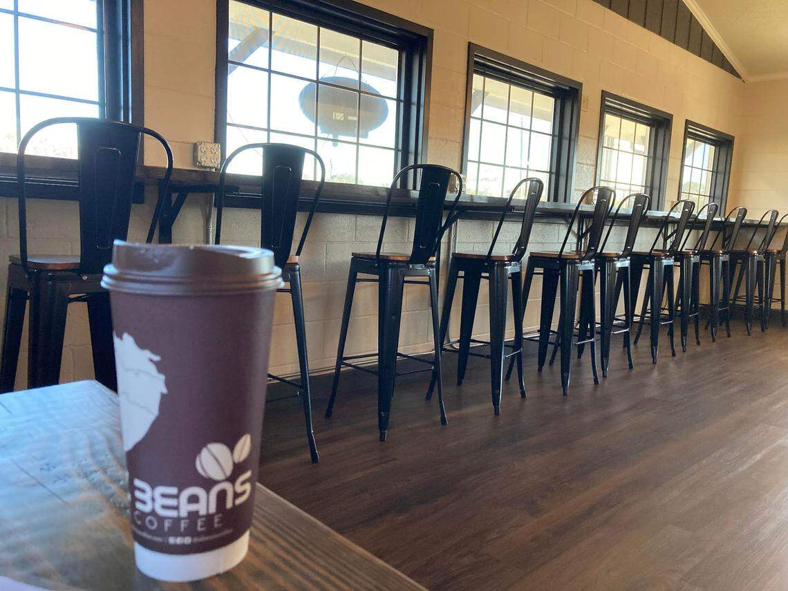 The new Z Beans Coffee at 102 South Armed Forces Blvd. has fast Wi-Fi and plenty of electrical sockets for cellphones and laptops.