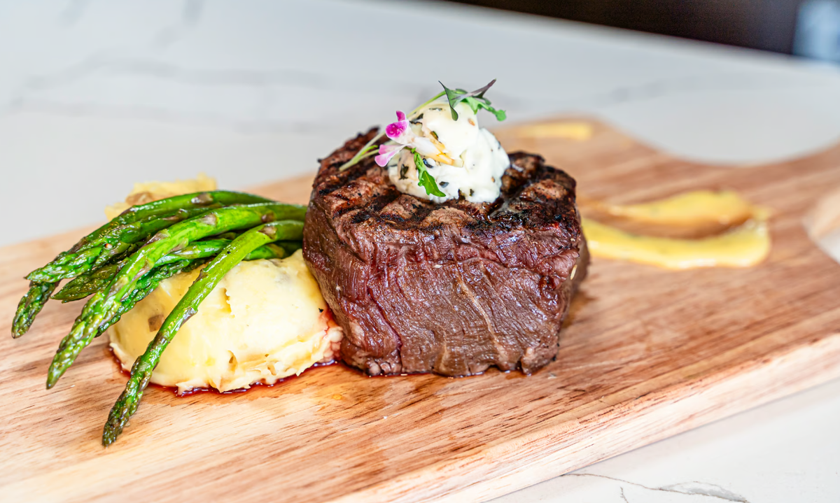 The Brasserie Filet is a great choice for date night at Circa in Macon, GA.
