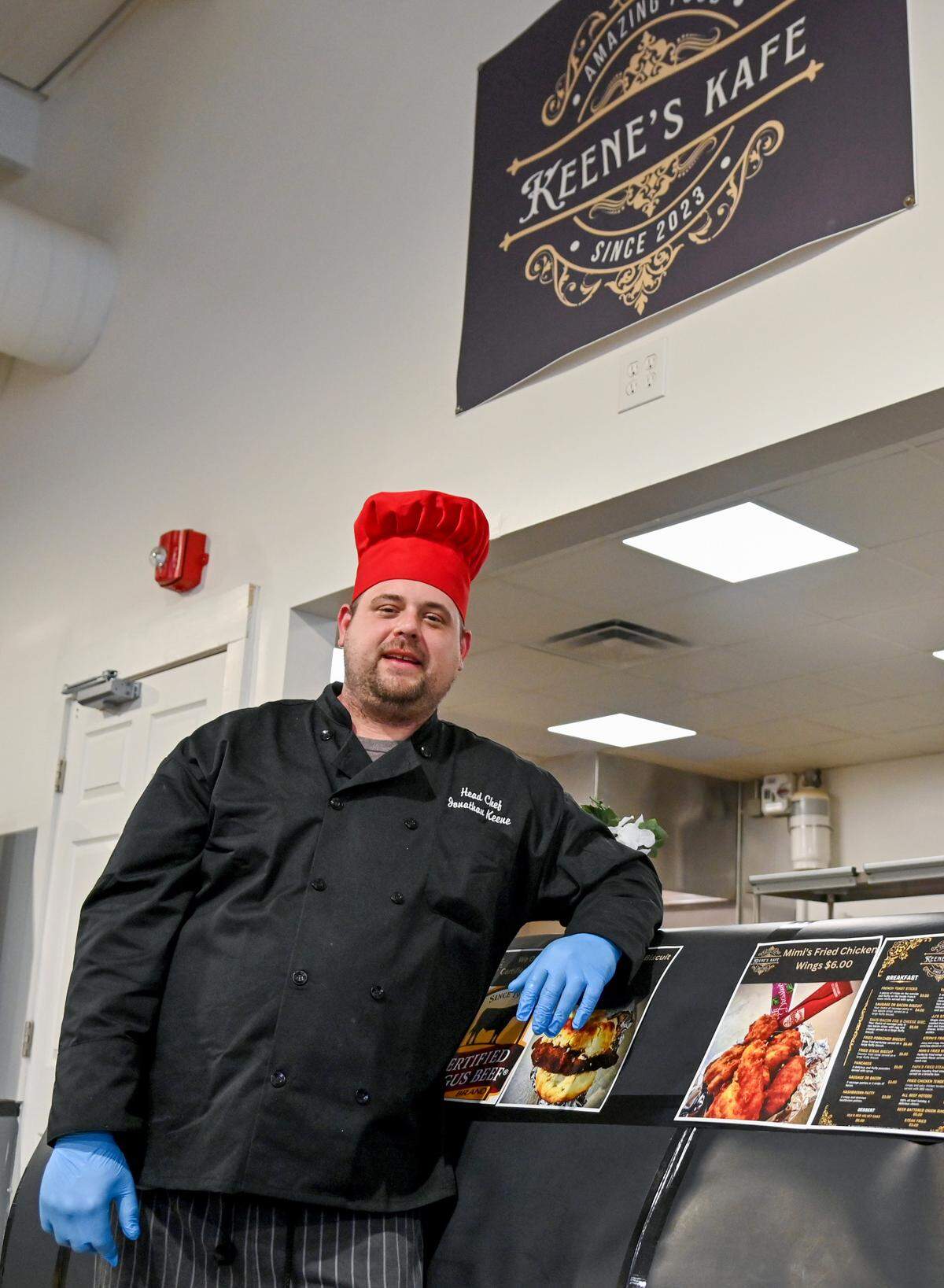 Jonathan Keene, owner and chef at Keen’s Kafe at 6369 Thomaston Road In Macon.