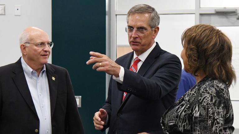 Raffensperger received ‘manifesto’ before bomb scare at Macon airport, report says