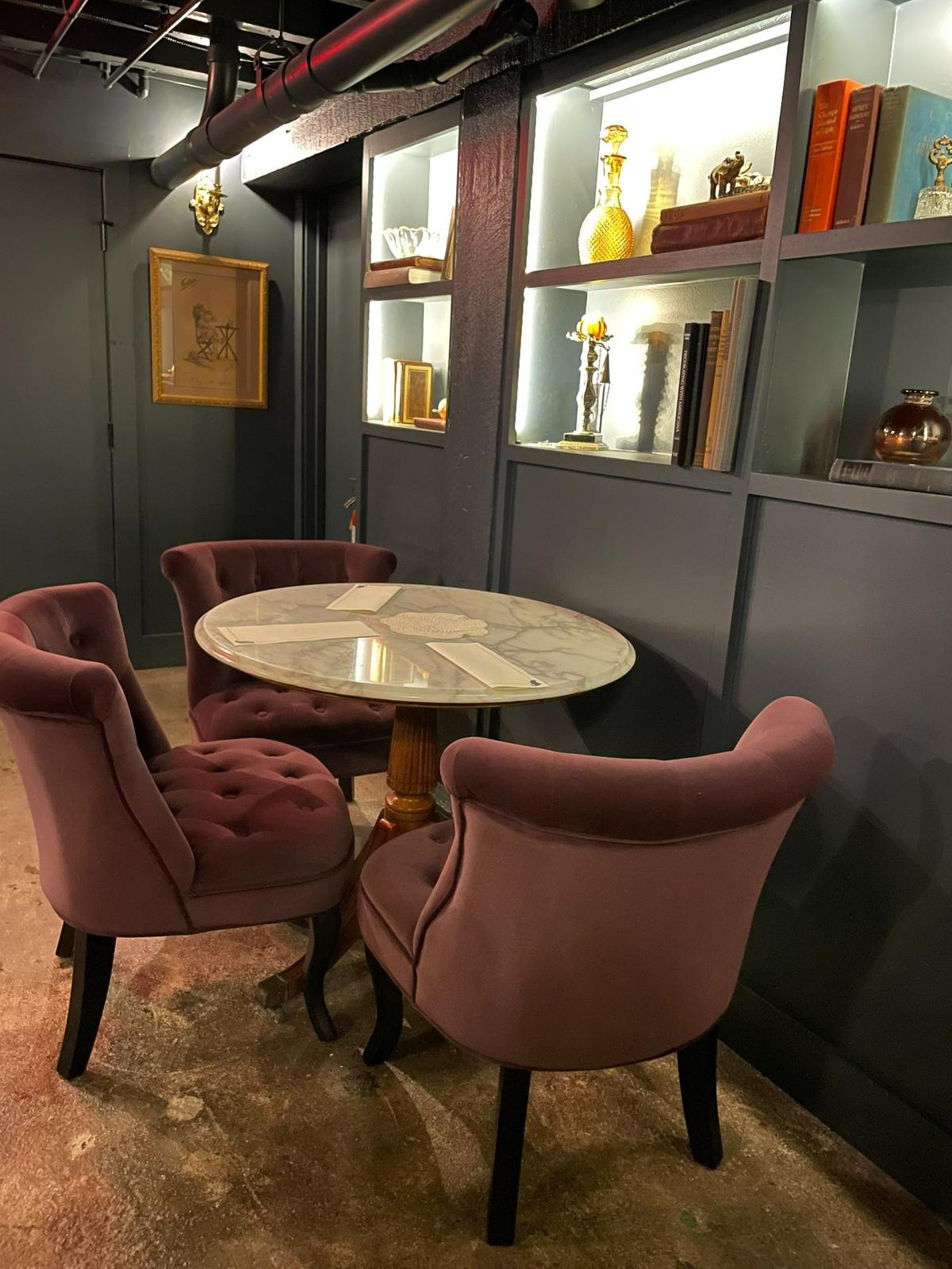 Black Cat Liquor & Libations is a new upscale cocktail bar below Kinjo Kitchen + Cocktails at 497 Second St., Suite A, downtown Macon.