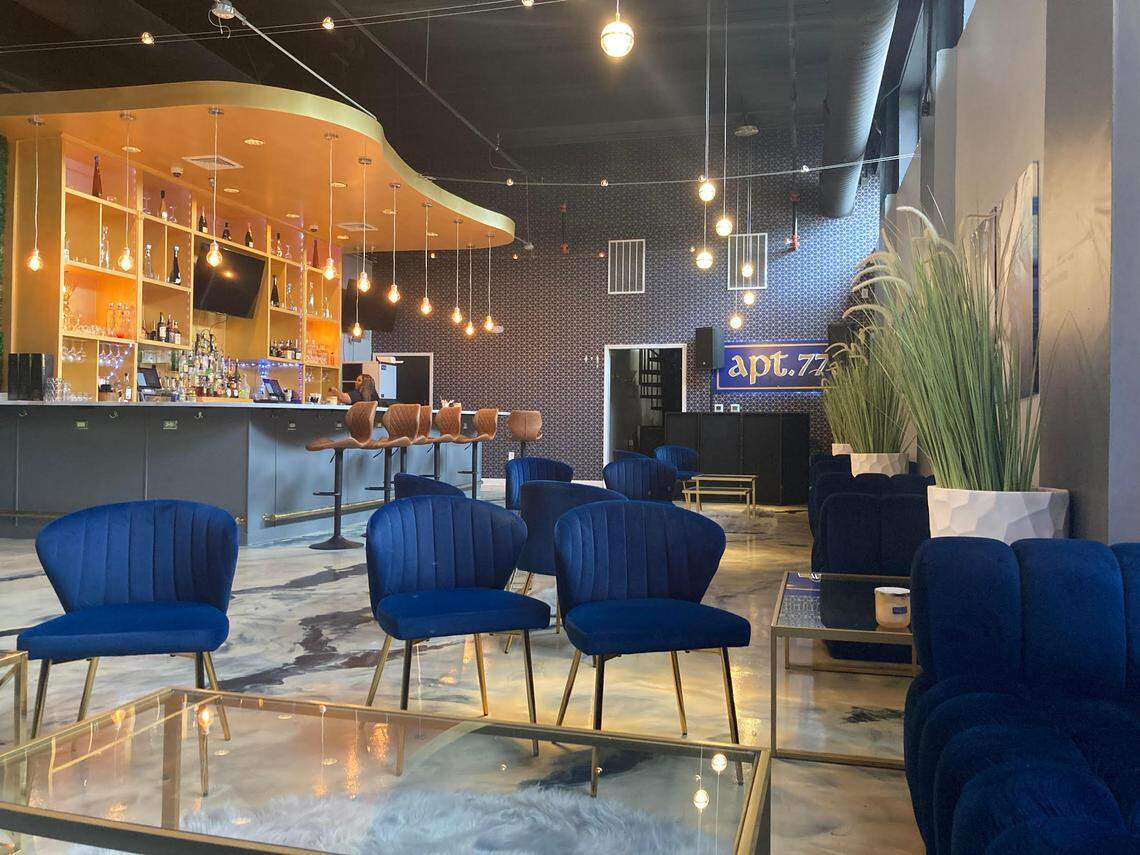 Check out the inside of apt. 77 lounge at 401 Cherry St., Suite 101, in downtown Macon.