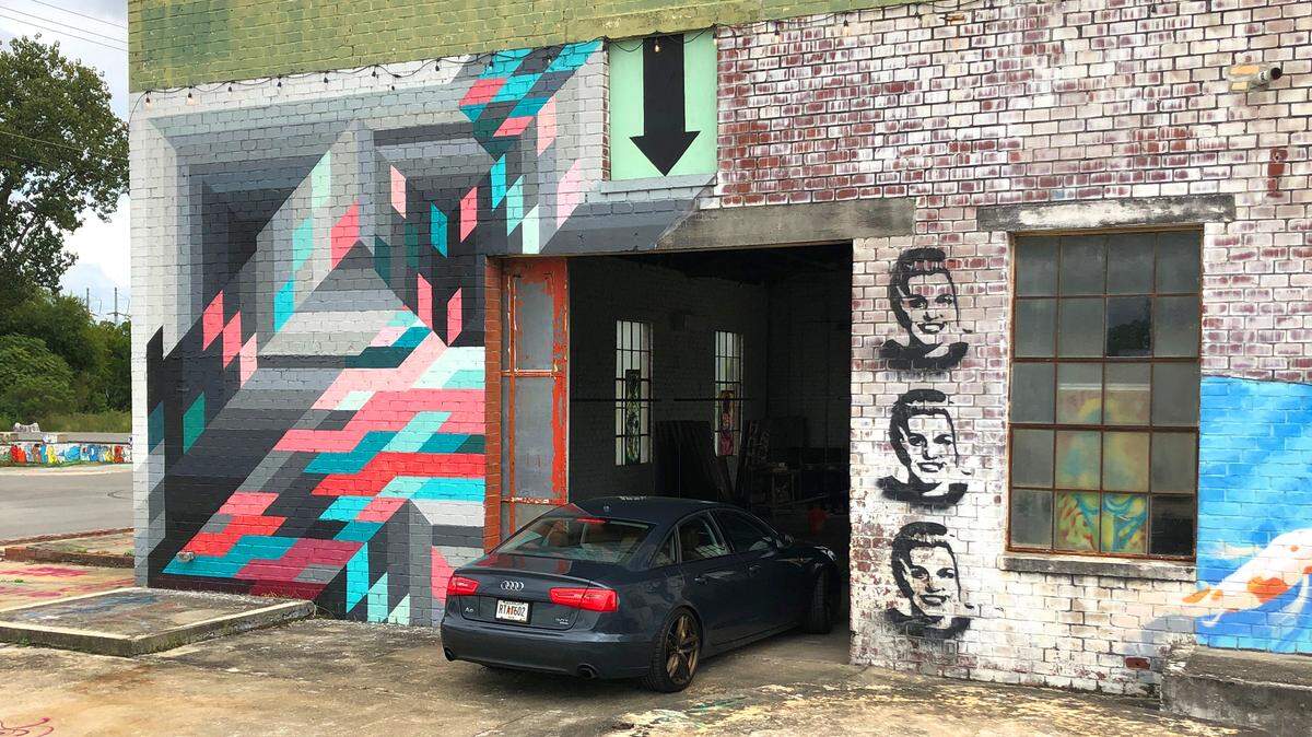 Have a look at two up-and-coming Macon artists’ work and more at Triangle Arts Macon’s COVID-19 safe, drive-through show.