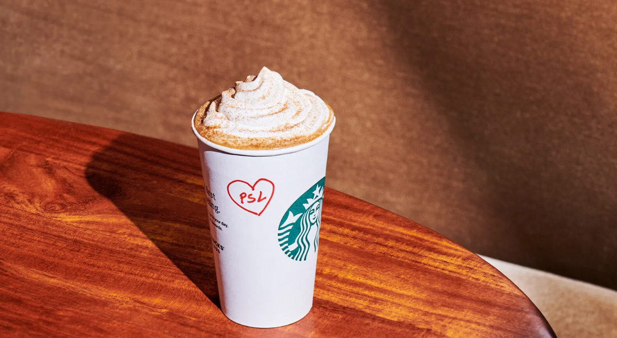 How much does a Pumpkin Spice Latte cost at different coffee shops in Macon?