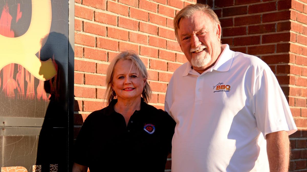 Jennifer Cox and Bob Evans are the owners of GeorgiaBob’s Barbecue Company that was established in 2001 with their location at 1882 Russell Parkway. Cox came onboard as partner in 2005.