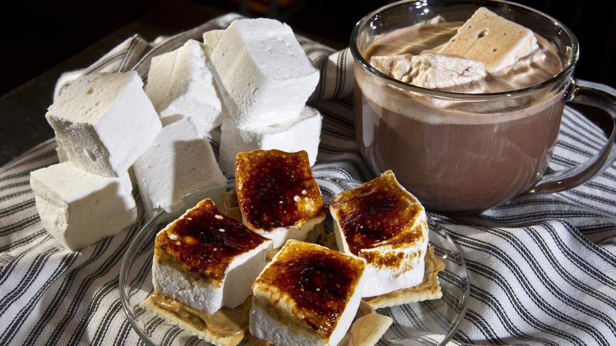 Teddi Wohlford creates homemade marshmallows.