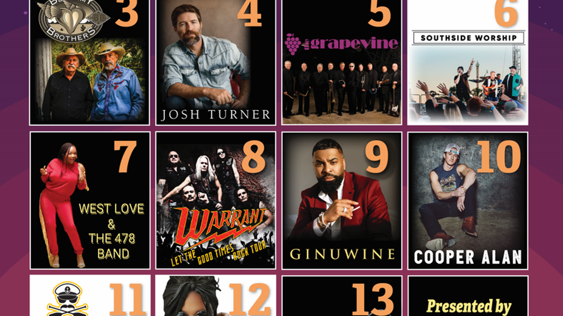 Ginuwine, Josh Turner and more. Here’s who’s playing at the Georgia fair this year