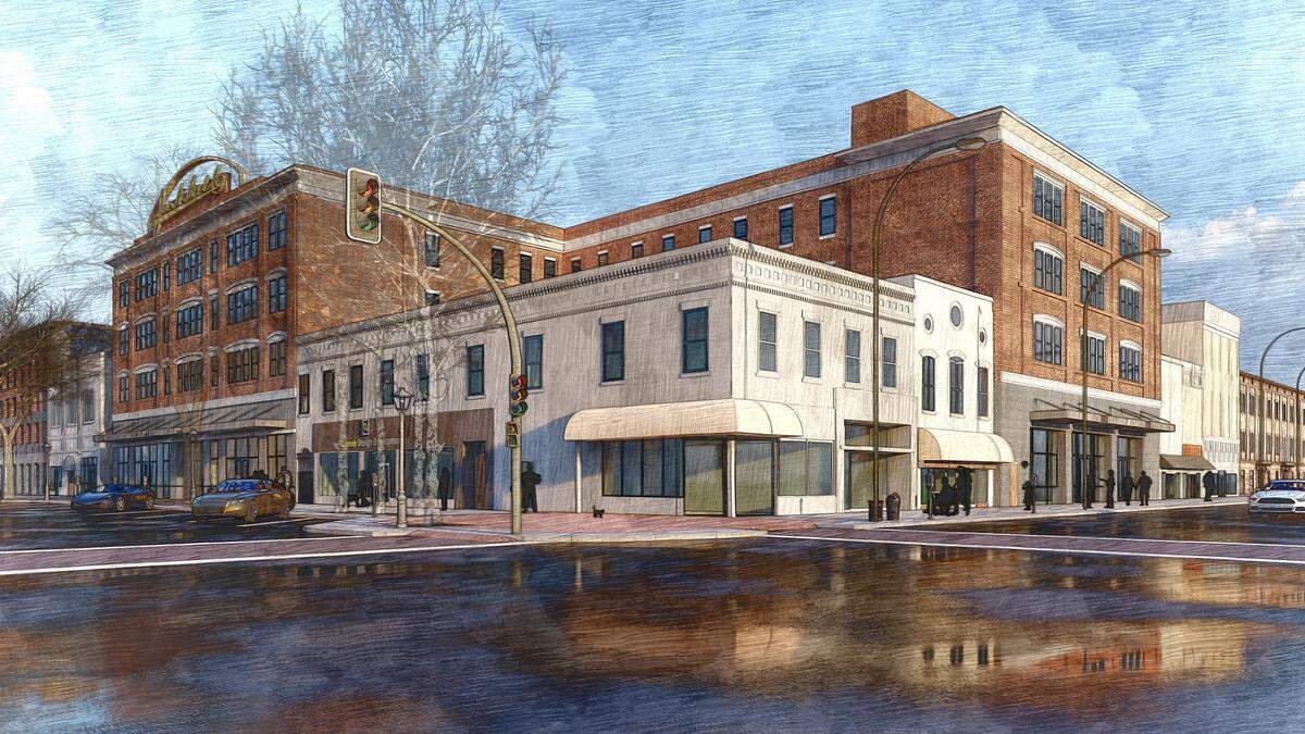 Neel’s Lofts project rendering.