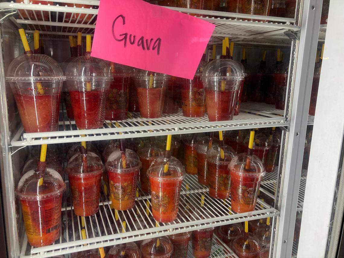Grab-and-go guava drinks at Luis Mexican Food & Grill at 105 Bowling Drive, Suite B, off Watson Boulevard in Warner Robins.