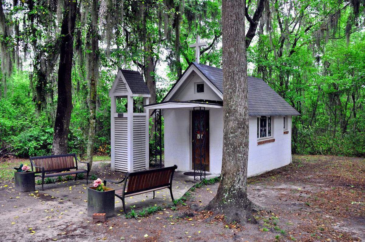 The Smallest Church in America is a cute sight to see.