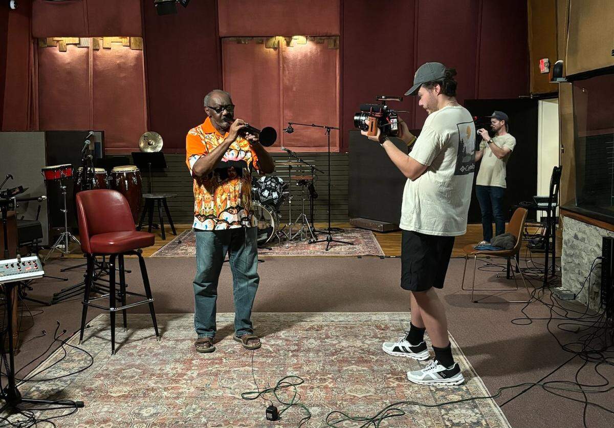 Macon native and musician Newton Collier is filmed for a new documentary. "NEWT - A Short Documentary" will share Collier’s story of music and community.