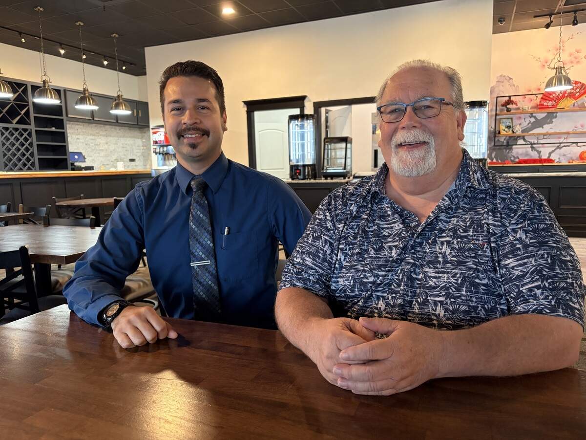 Greg Spornhauer, left, and his father, James Spornhauer, are the owners of Good ‘n Plenty Steak House and International Buffet that’s expected to open in August at 1208 Russell Parkway in Warner Robins. Other family members also have key roles in the new restaurant.