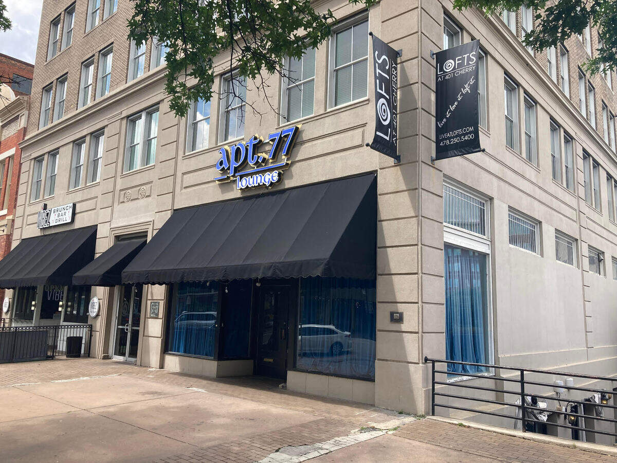 New cocktail bar and lounge - apt. 77 lounge - opens at 401 Cherry St. in downtown Macon.
