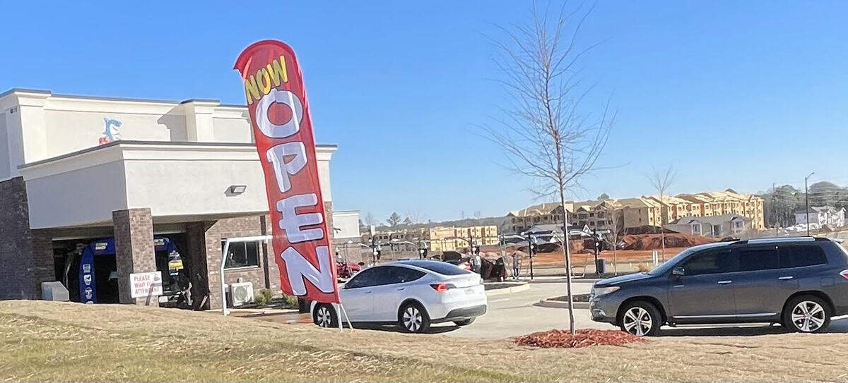 The new BJ’s Wholesale Club going up in Warner Robins is part of a large-scale development that includes Mako Bay of Warner Robins at 6151 Watson Blvd. Legends at Town Place apartment homes are under construction in the background.