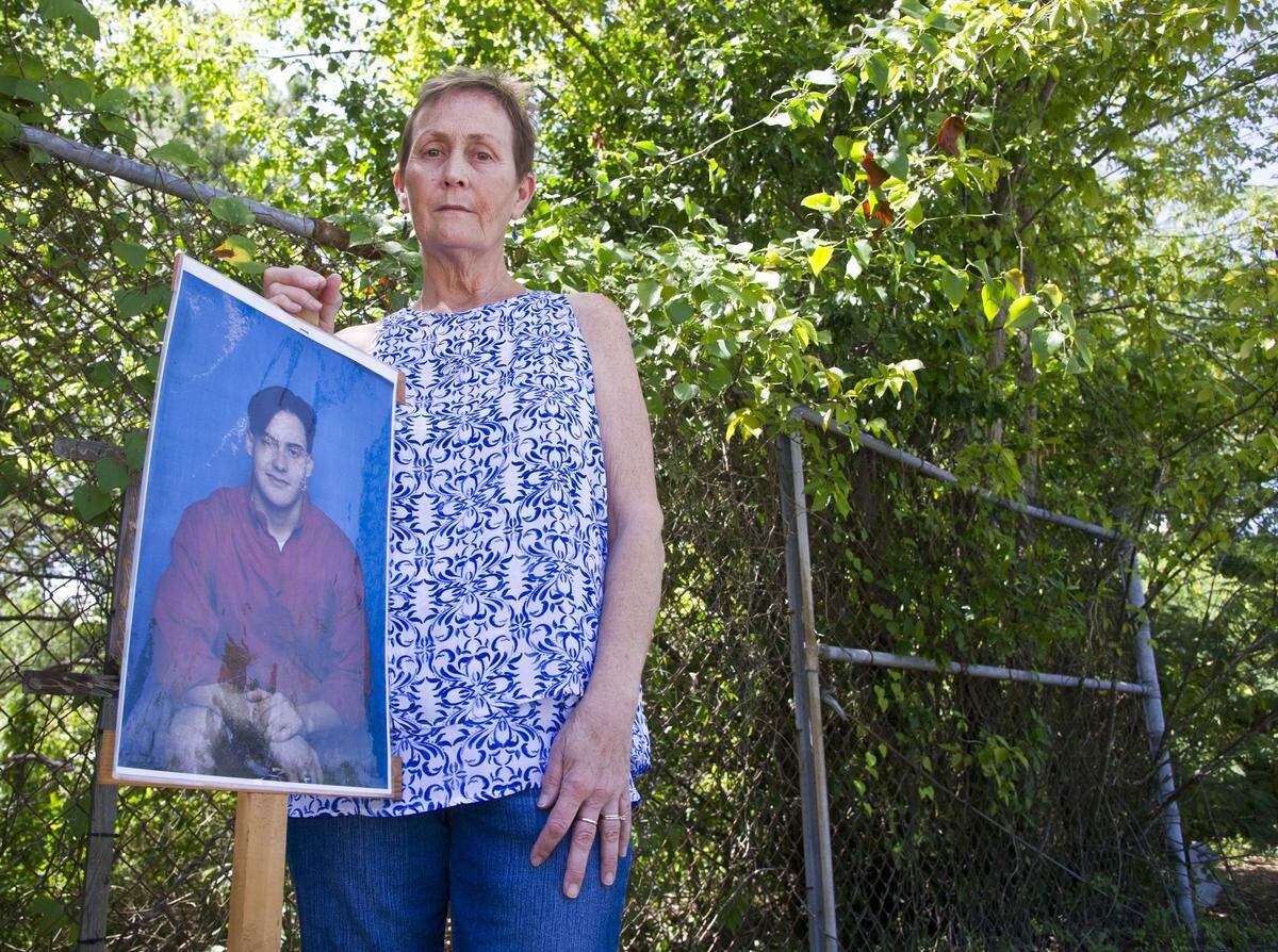 Dee Dee Wrigley’s son Joseph “J.J.” Andrews Jr. and his friend Kyle St. John were shot to death in a still-unsolved slaying at the intersection of Montpelier and Carling avenues in Macon in January 1995.