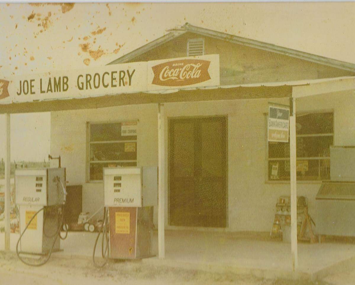 Joe Lamb Grocery as it looked in the late 1960s. Joe’s son James is working to renovate the grocery store in rural Twiggs County and turn it into a music venue.