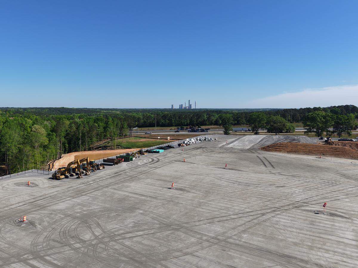 The site of the new Monroe County Buc-ee’s sits off of I-75 South in Forsyth, Ga.