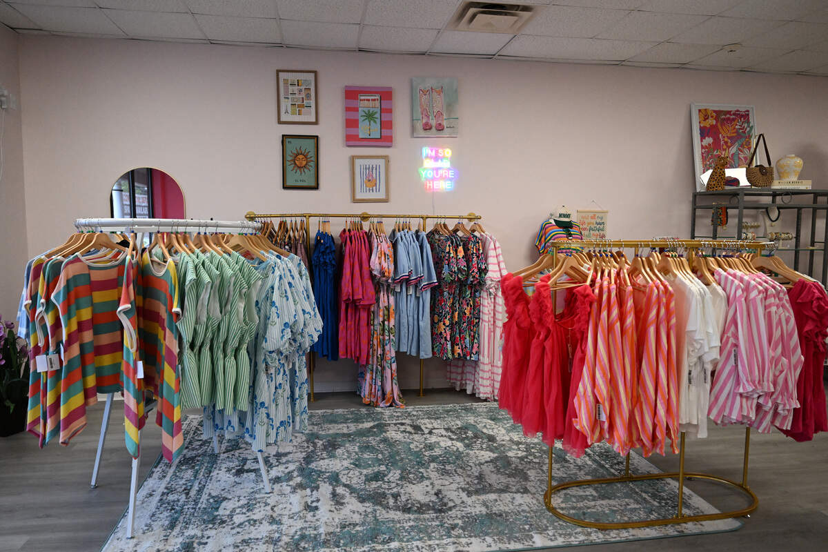 Plus-size women’s boutique Society31 owner Allison Faik said she intentionally organized her store by recommended age range collections.