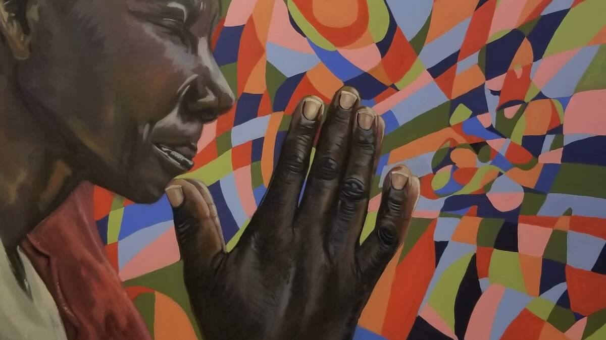 “Intersession” is part of Jeremy McCrary’s “Ameliorate” exhibit at Mill Hill Community Arts Center.