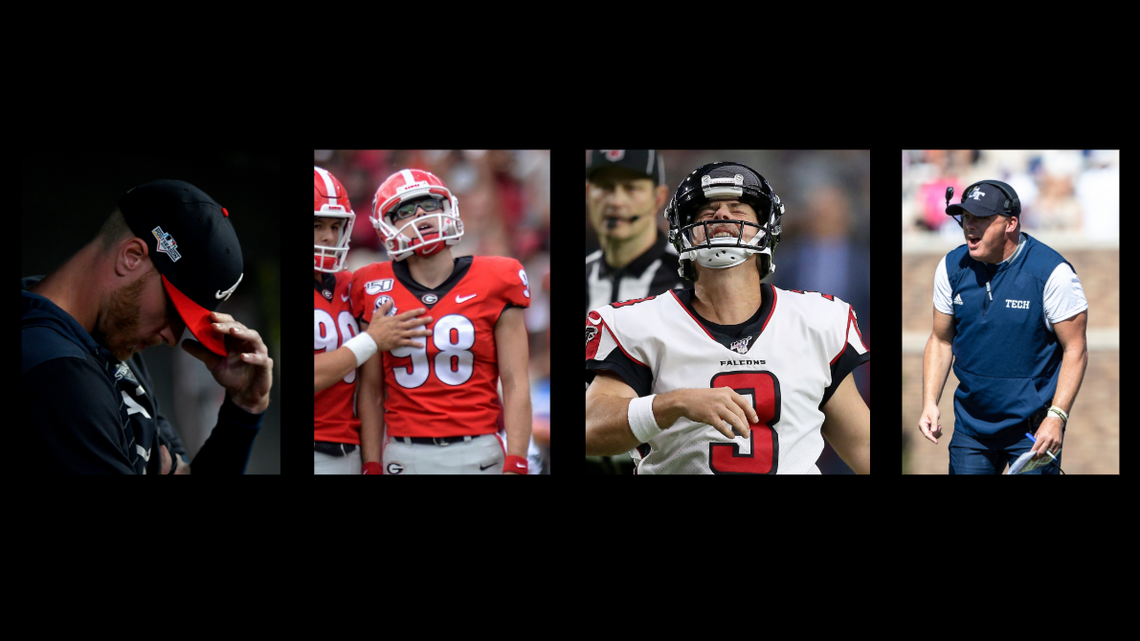 Six losses. Four teams. A look at one of the worst weeks for Georgia sports