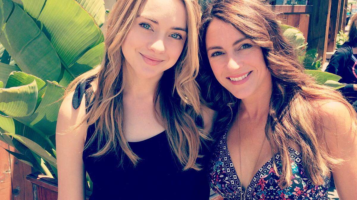 Macon native and actress Hannah Kasulka and her mother, Kristy Bridges, pose together in this photo provided by the family.
