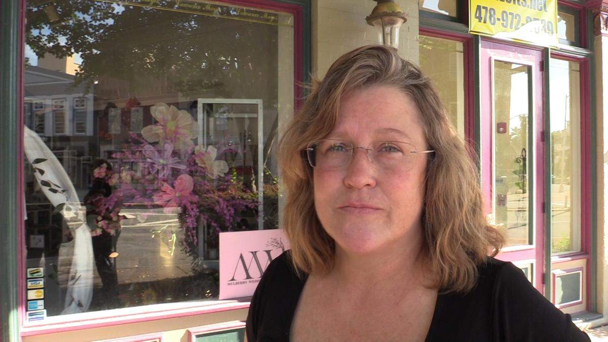 Kristin Fryer likes eating out in Macon and enjoys her job because she gets to meet all the people in Macon.