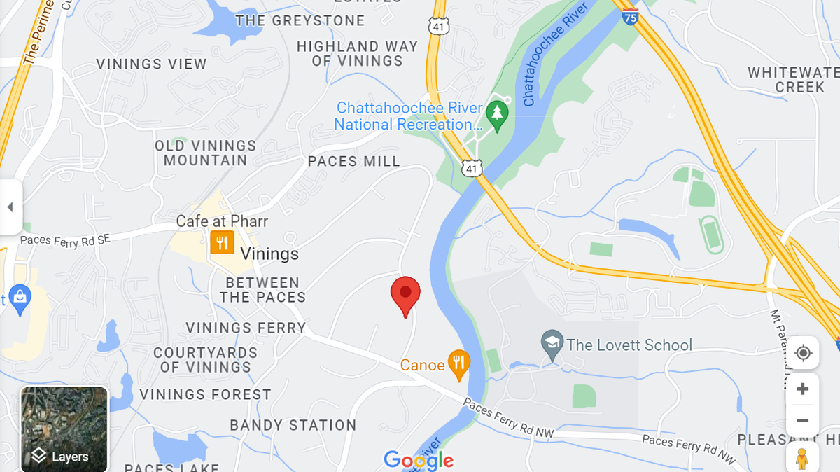 The six people were discovered behind a home and near a school, Georgia officials said.