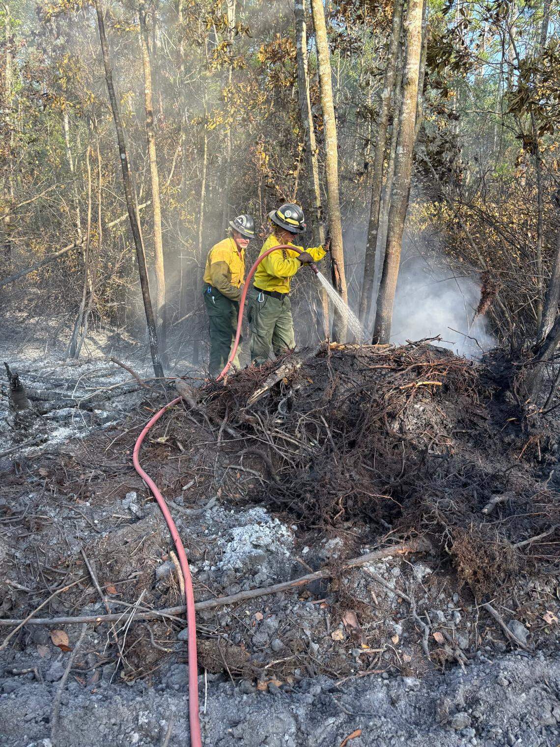 South Georgia wildfires could burn for weeks more despite weekend rain