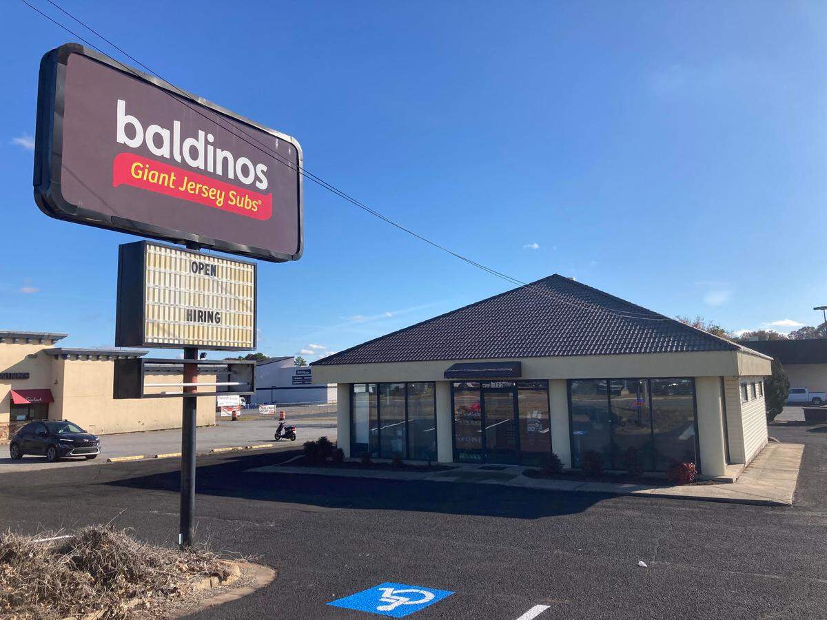 A new Baldinos Giant Jersey Subs is now open at 823 Russell Parkway in Warner Robins.