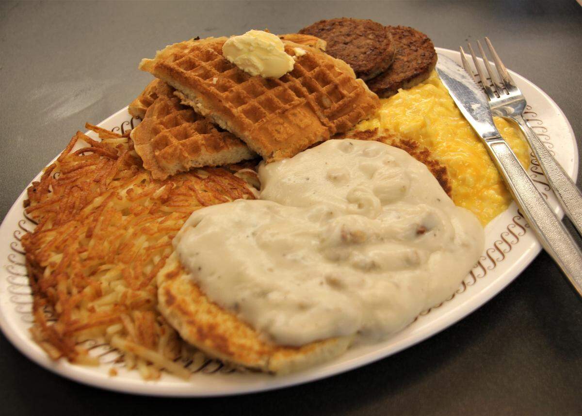 The All-Star special at Waffle House.
