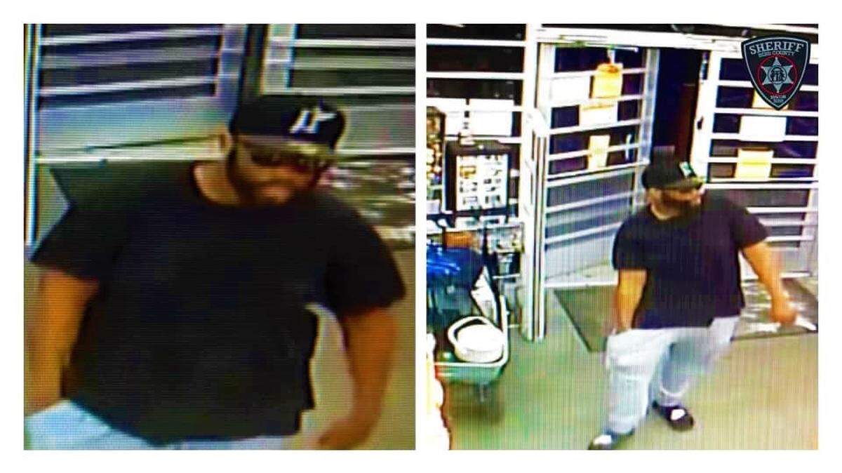 Jarvis Renaldo Flowers, pictured here in surveillance footage from an Aug. 12, 2020, holdup at the Family Dollar store at 3567 Houston Ave. in Macon. Flowers, 34, pleaded guilty to robbery by force and a gun-possession charge in Bibb County Superior Court on Tuesday, April 12, 2022.
