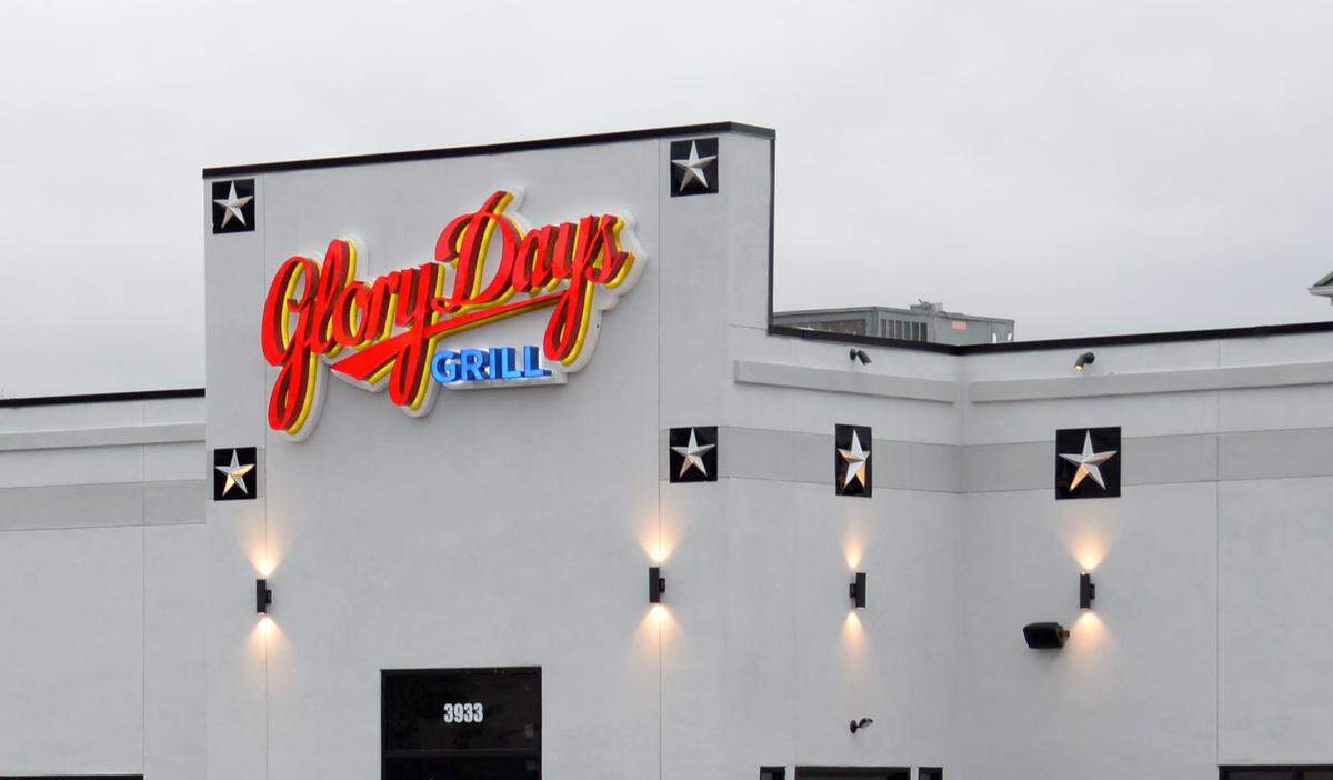 Glory Days Grill in Macon on Arkwright Road has closed.