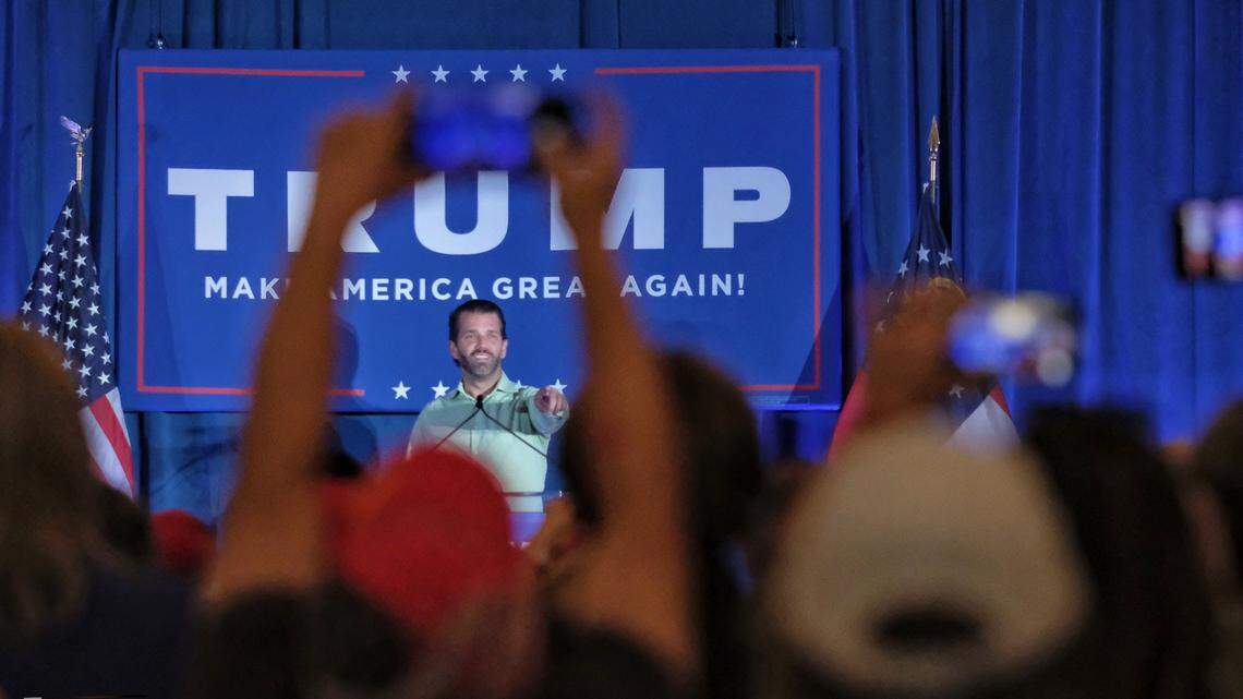 Donald Trump Jr. holds rally in Macon as GOP, Democrats focus on Georgia