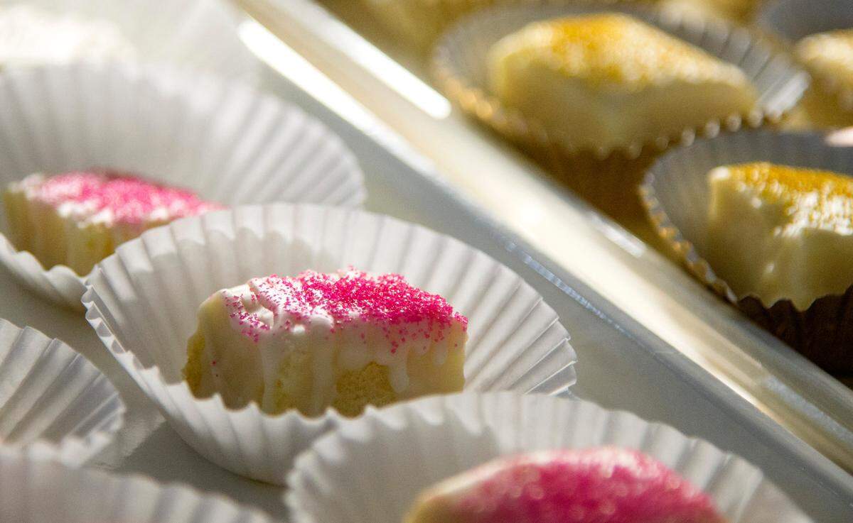 Petit fours available at M&M Sandwich and Pastry Shop at 3045 Vineville Ave. in Macon.