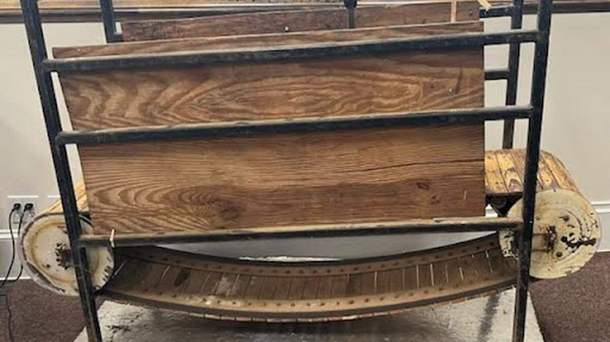 One of the homemade treadmills Dan Thomas Cleveland Jr. used to train dogs to fight in his Jones County home. He pleaded guilty to one count of marijuana possession, one count of gun possession and one count of dog fighting and will serve 10 years in prison.