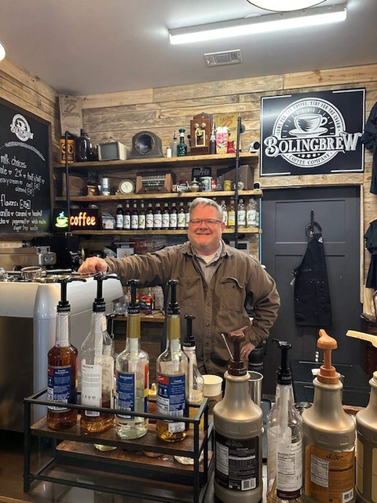 Bolingbrew owner, Michael Bradshaw.