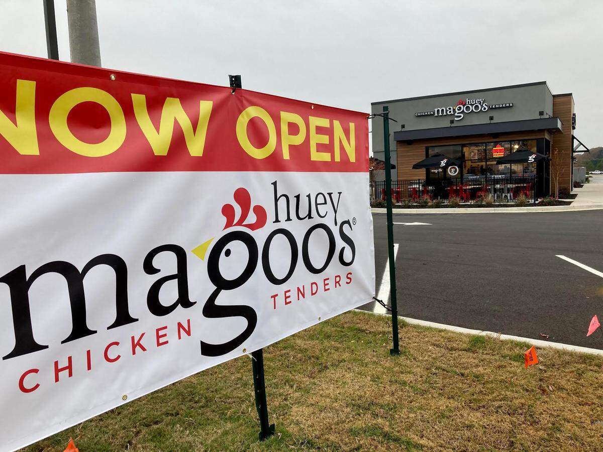The first Huey Magoo’s Chicken Tenders in Houston County opens at 711 Lake Joy Road in Warner Robins.