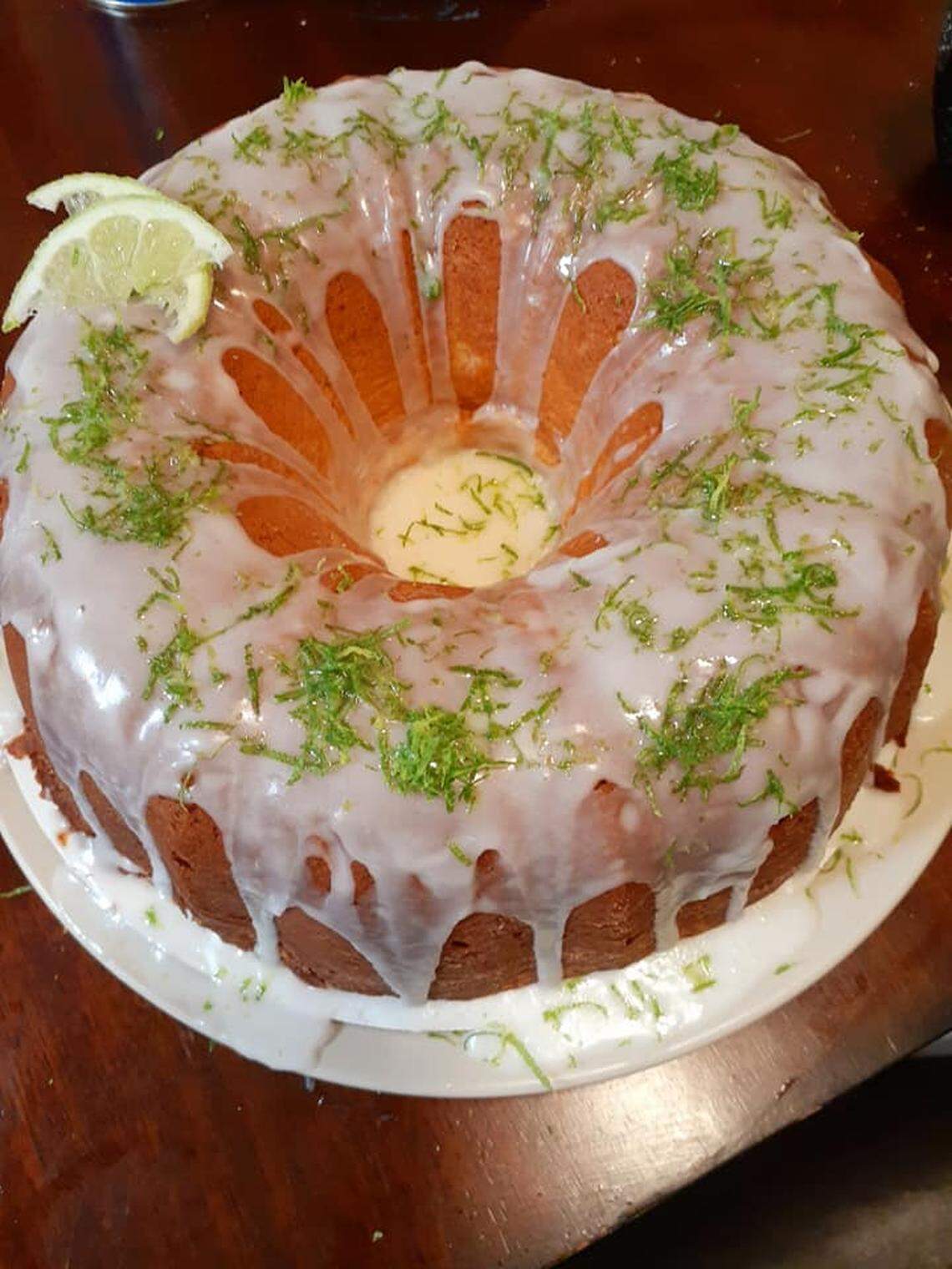 Key lime pound cake