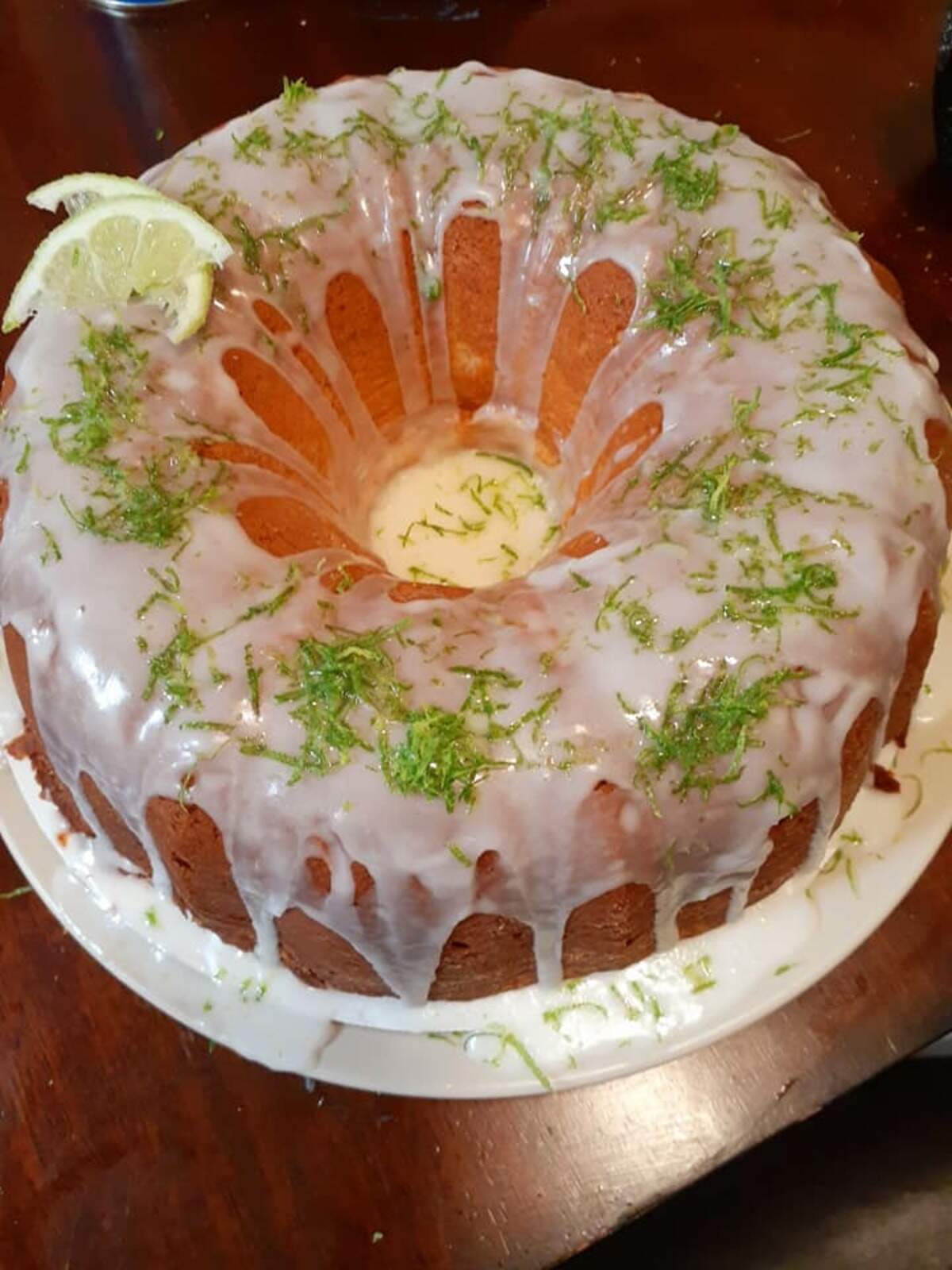 Key lime pound cake