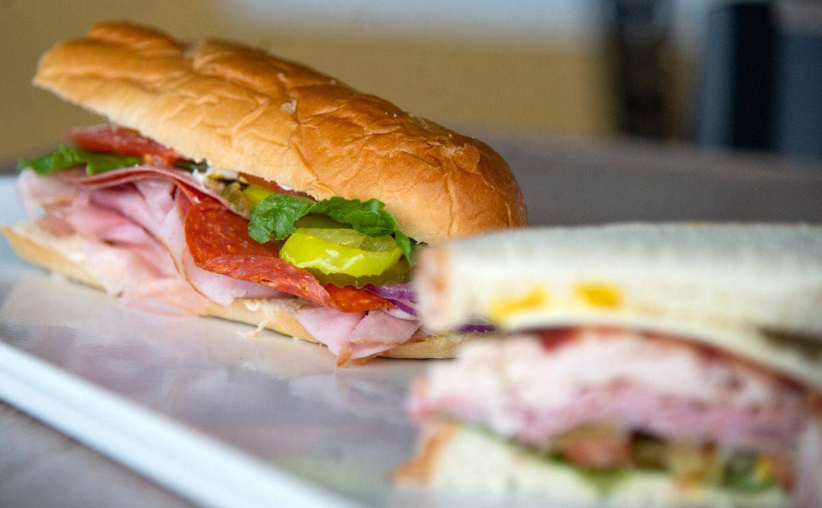 Italian sandwich available at M&M Sandwich and Pastry Shop at 3045 Vineville Ave. in Macon.