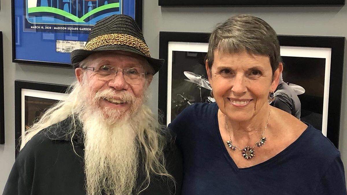 Kirk and Kirsten West of Macon’s Gallery West and The Big House are in Kirk’s home state of Iowa this weekend where he’s being inducted into the Iowa Hall of Fame for his work as a rock photographer and longtime tour manager of the Allman Brothers Band.