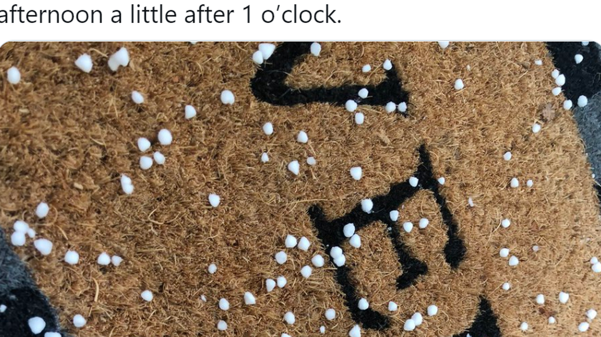 Graupel is falling in parts of Georgia.
